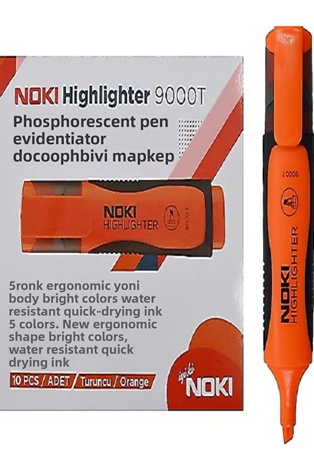 40 قطعة قلم تحديد برتقالي 9000 - 2