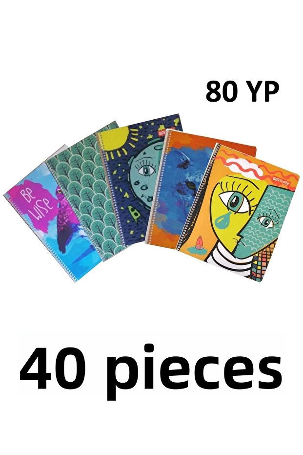 80 Sheets Checkered Notebook with 40 Flex Up Spiral - 1