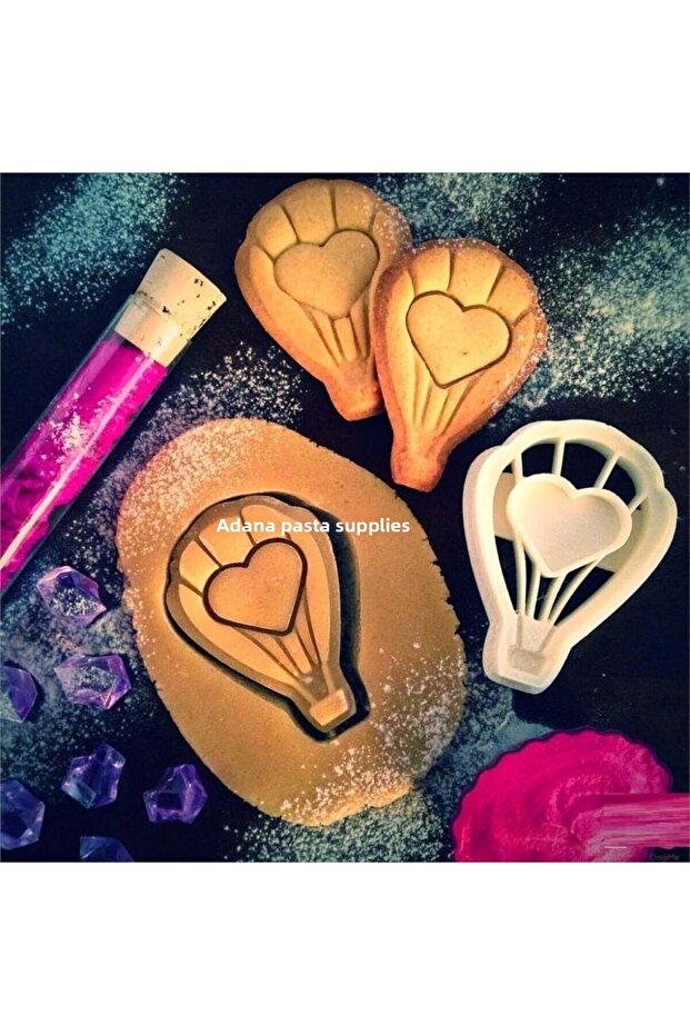 Flying Balloon Cappadocia Heart Cookie Mold