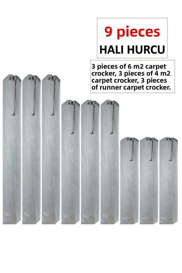 Cotton 9 Pieces Fabric Carpet Pad First Class Interlining Fabric Laced Carpet Pad 9 Gray 30 Cc Machine-Made