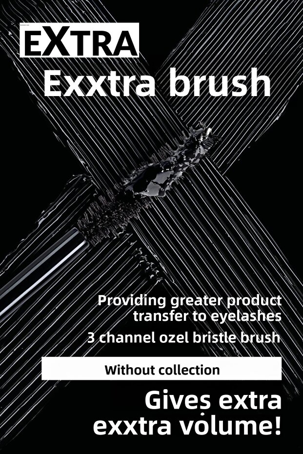 Exxtravert Extra Volume Mascara 9 MlBlackest Black - 5