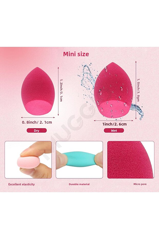 Mini Makeup Sponge Eyeshadow Applicator - Detail Sponge Set - 3