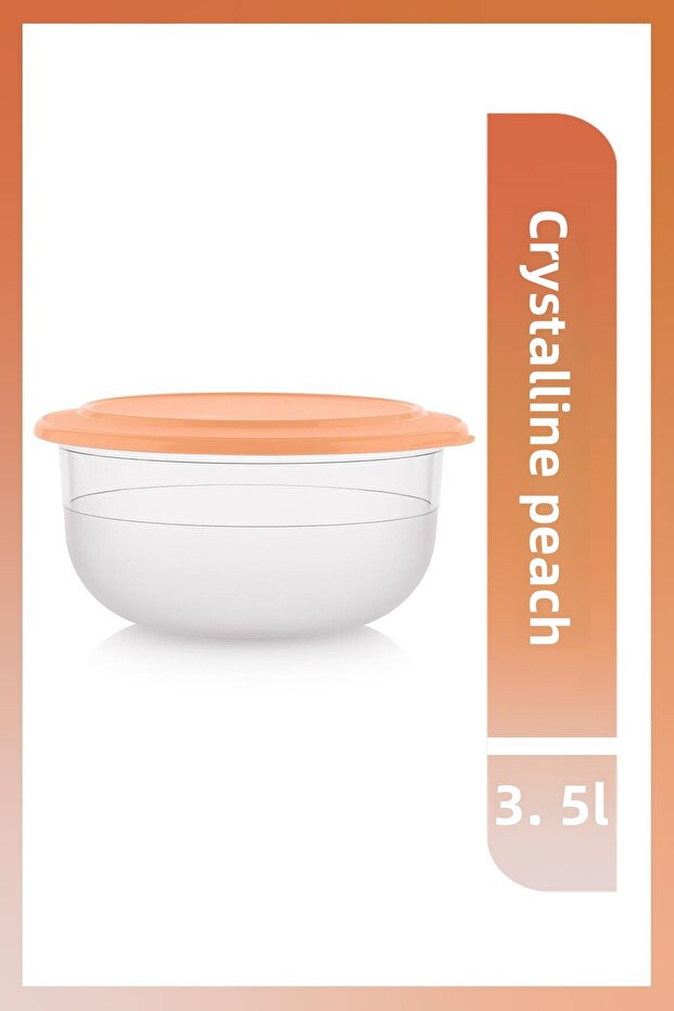 وعاء كريستال سعة 3.5 لتر بالخوخ - 1