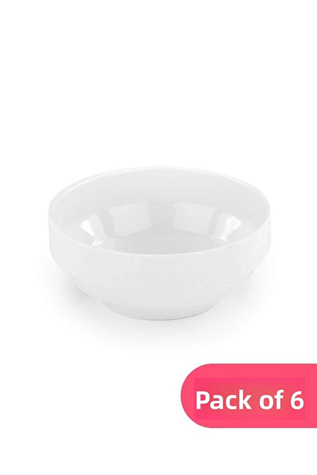Joker Melamine Soup Bowl - 6-Piece 12 cm Pleasant Cacık Yogurt Bowl