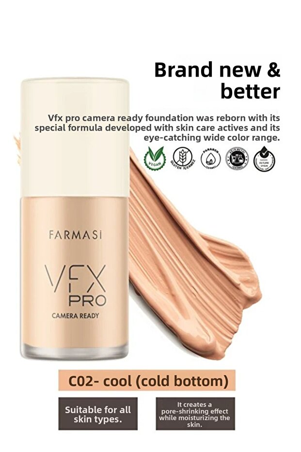 Vfx Pro Camera Ready - Foundation C02 30 ml