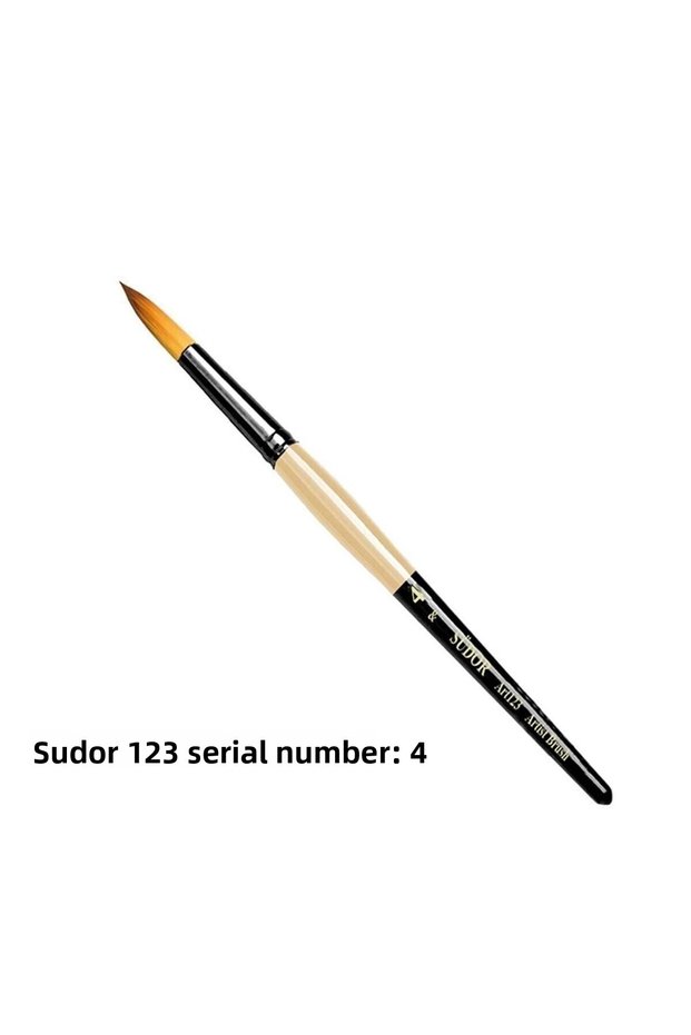 123 Series Synthetic Round Tip Brush No 4