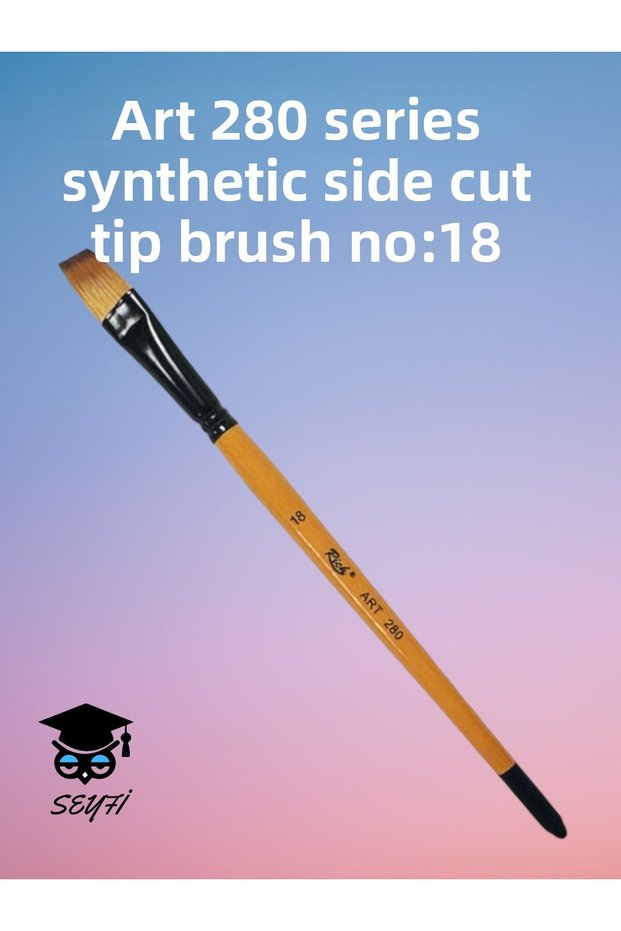 N0:18 Art 280 Series Synthetic Side Cut Tape Brush
