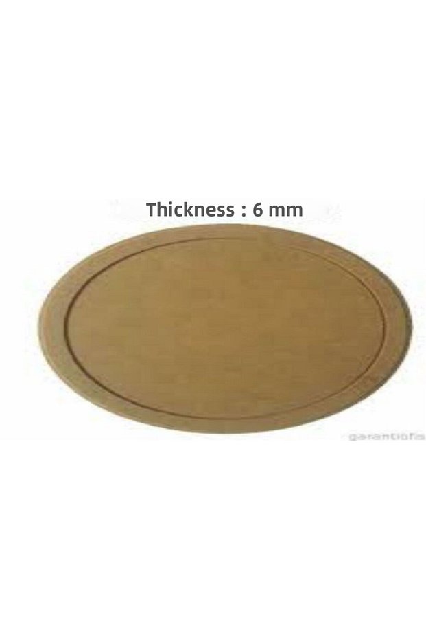 Wooden Oval Charger Wooden Presentation Rack Paintable Decoration Product Hobby Painting 32X24CM (1 PC)