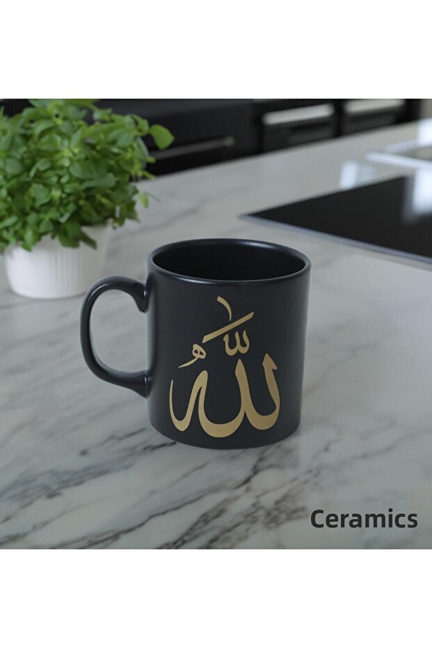 كوب أسود مطفي مقاس 10 سم
