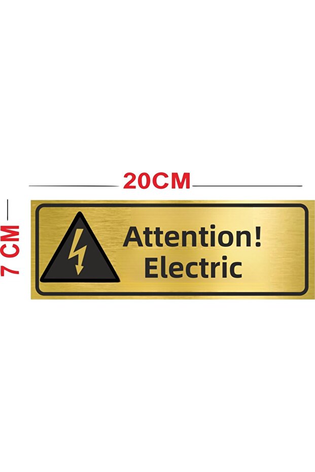 علامة تحذير كهربائية كهربائية معدنية CAUTUTION CAUTION ELECTRICAL علامة توجيهية