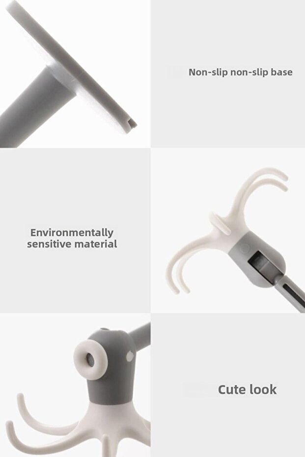 علاقة حائط نيكوبار باللون الرمادي - متعددة الأغراض - 3