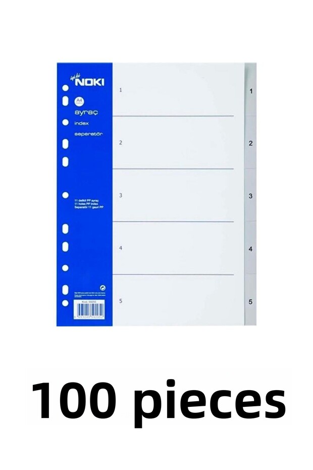 100 قطعة 1-5 أرقام فاصل