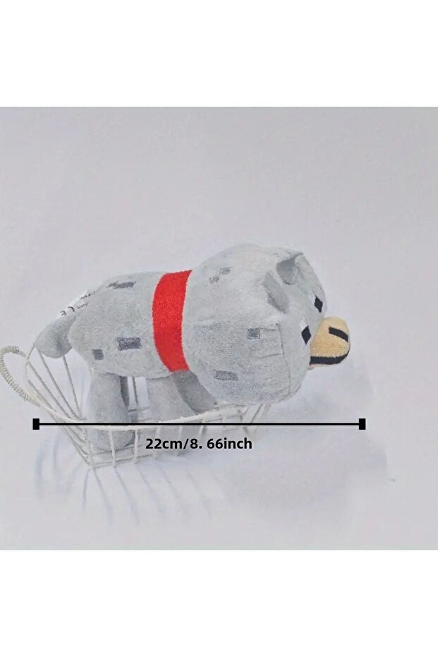 ذئب قطيفة 22 سم (شخصية الذئب) - 2