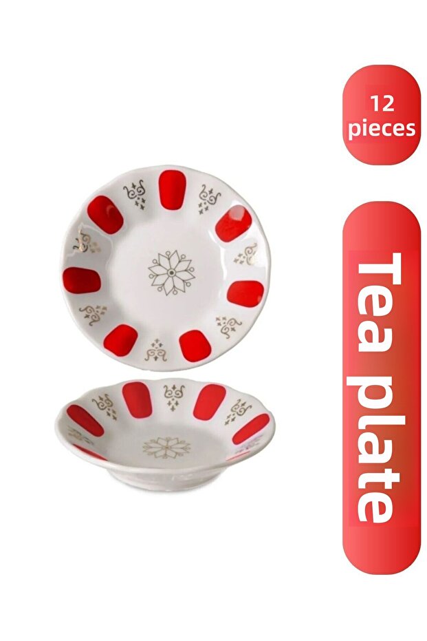 12 Porcelain Coffee Pot Tea Plate