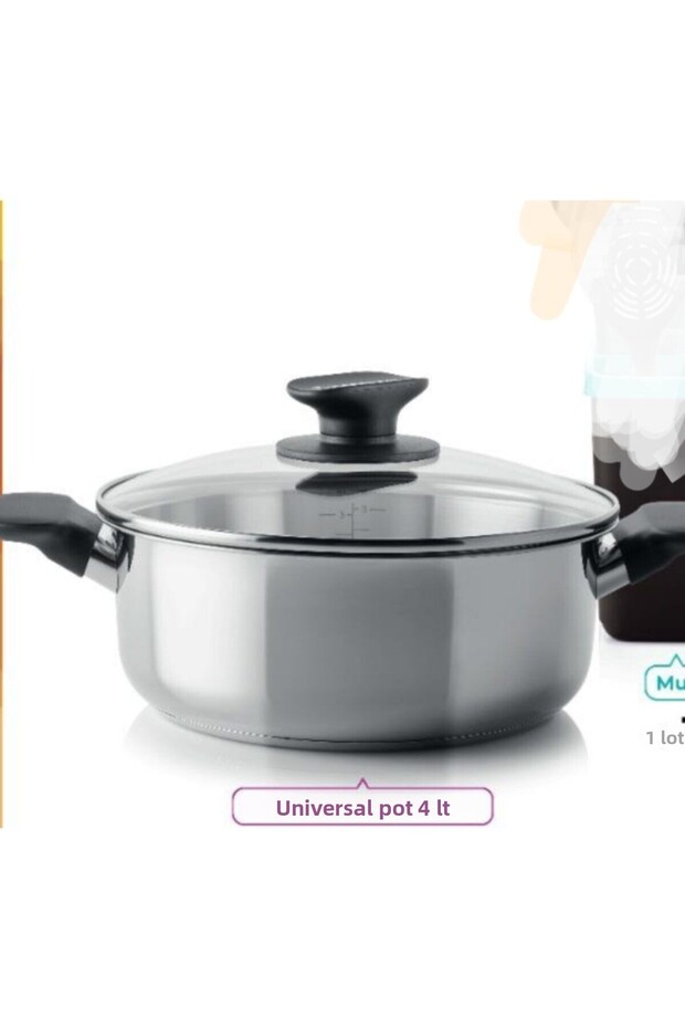 وعاء ستيل 4 لتر - 1