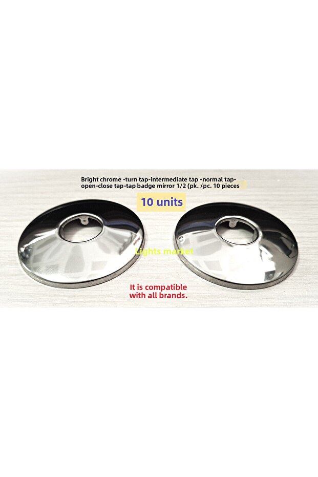 Glossy Chrome Faucet Chuck - Bidet, Normal, Open Close, Faucet Chuck - 1/2 (Pk./Ad. : 10Pcs)