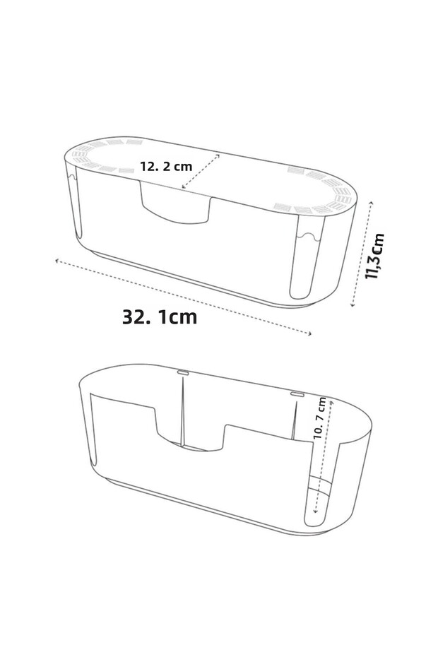 Cable Organizer - Extended Socket Protective Box - 2