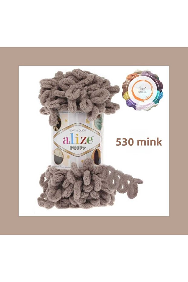 Puffy Hand Knitting Yarn Big Bowknot (SINGLE) - 100 Gr9 MtFinger Rope, Blanket Rope