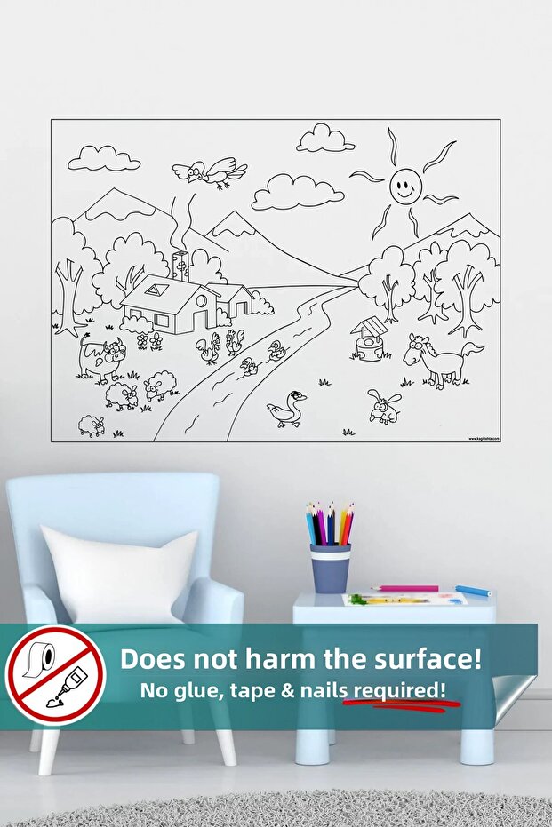 Painting Work Paper, Summer Wipe Feature, Non-Adhesive Self-Retaining, Smart Paper