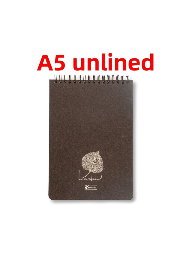 دفتر ملاحظات مقاس 14 × 20 سم مقاس A5 غير مبطن 80 ورقة