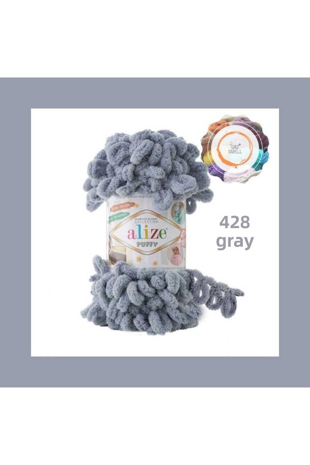 Puffy Hand Knitting Yarn LARGE BOWL (SINGLE) - 100 Gr9 MtFinger Rope, Blanket Rope
