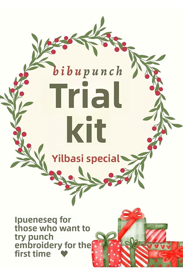 Trial Set (Christmas Special) - Experience Kit for Those Who Are Curious about Punch Embroidery and Want to Try It