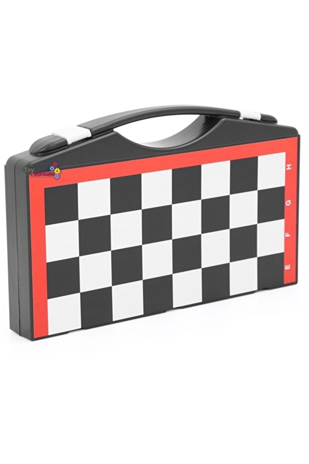 مجموعة شطرنج كبيرة الحجم من نوع المدرسة مع حقيبة - 3