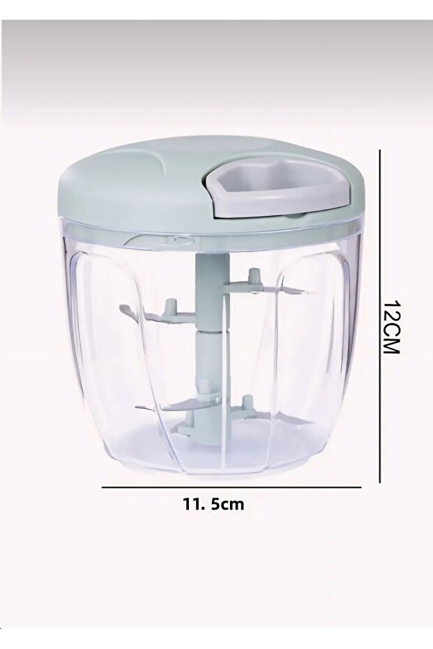 Large Size Practical Chopper with 5 Blades and String Hand Rondosu - 1000 ml - 5