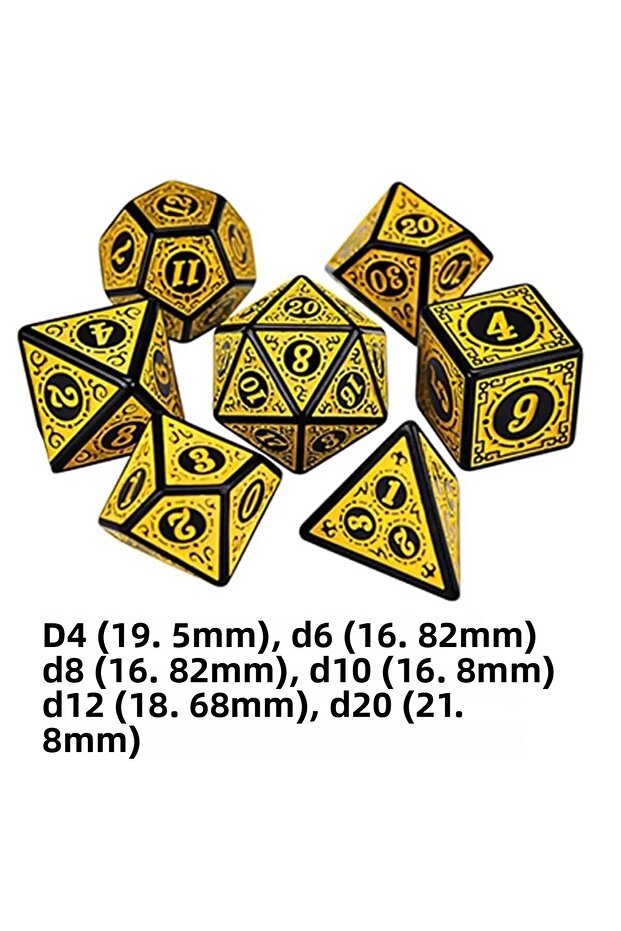 مجموعة نرد DnD FRP - 3