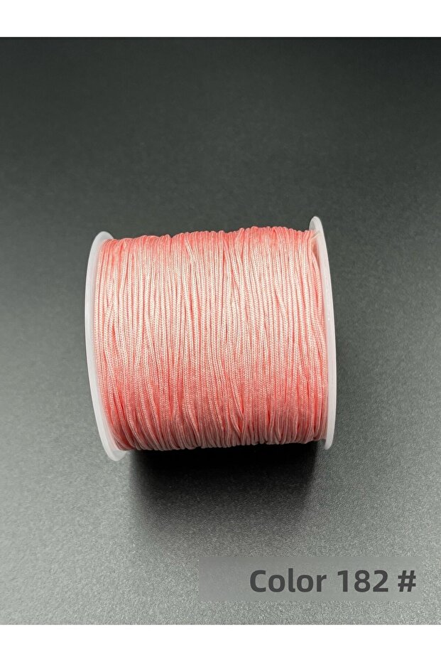 0.8 mm Powder Pink Parachute Rope Color 182 Jewelry Making Accessory (100 Meters)