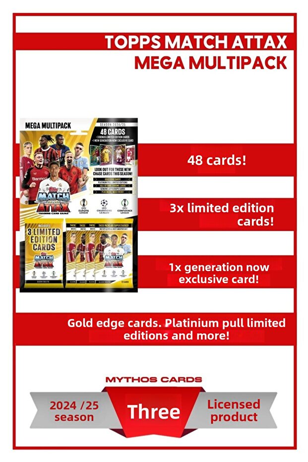 مباراة Attax 24/25 - حزمة ميجا متعددة - 1