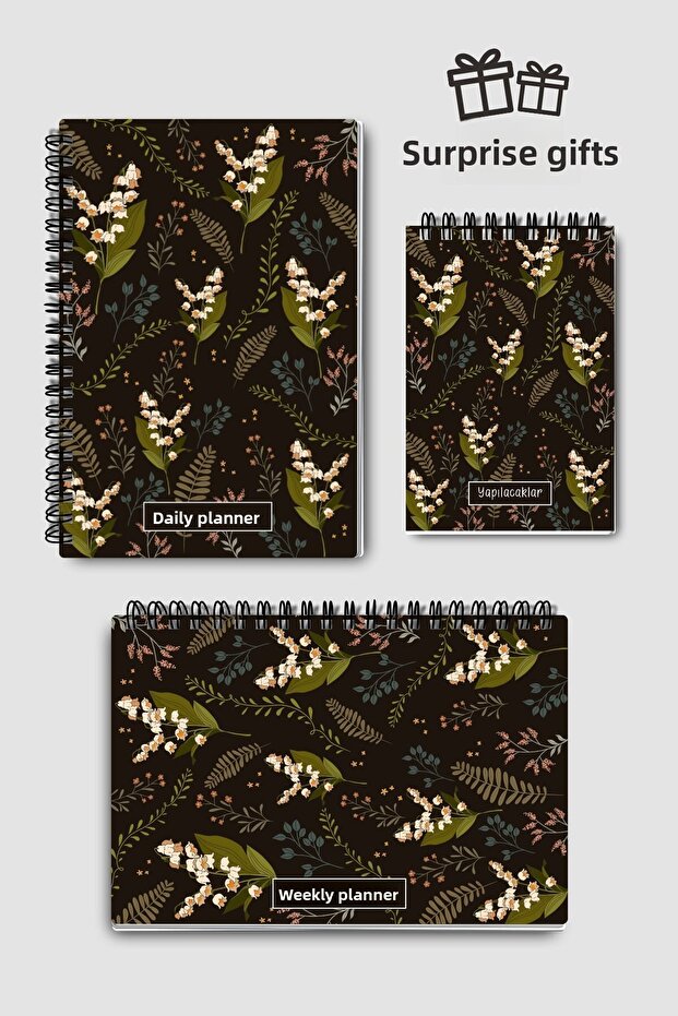 Planning Set of 3, Daily Planner, Weekly Planner, To-Do List, Academic Agenda