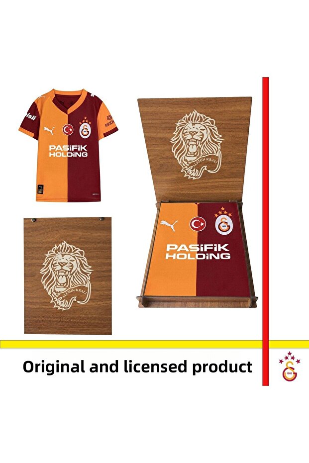 Licensed 2025-2026 Season Partial Home Jersey Gift Lion Wooden Boxed