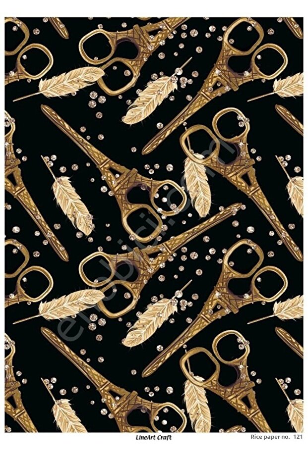 الموديل 121 - مصنوعة من النحاس Dekopaj Lineart Craft