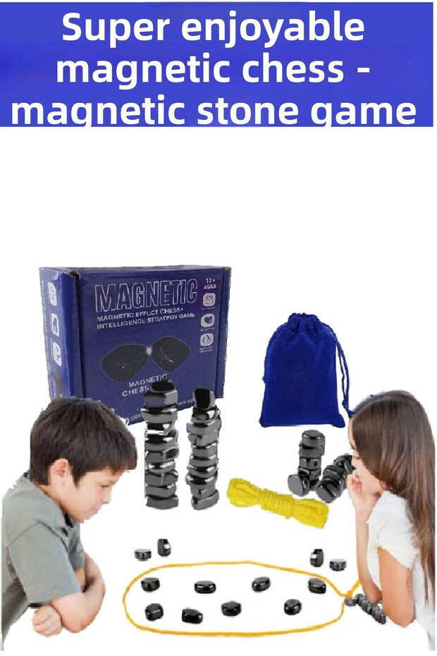 Super Delightful Magnetic Chess-20 Jewels Magnetic(Strong) Stone Game- Great Gift for Time-Passing