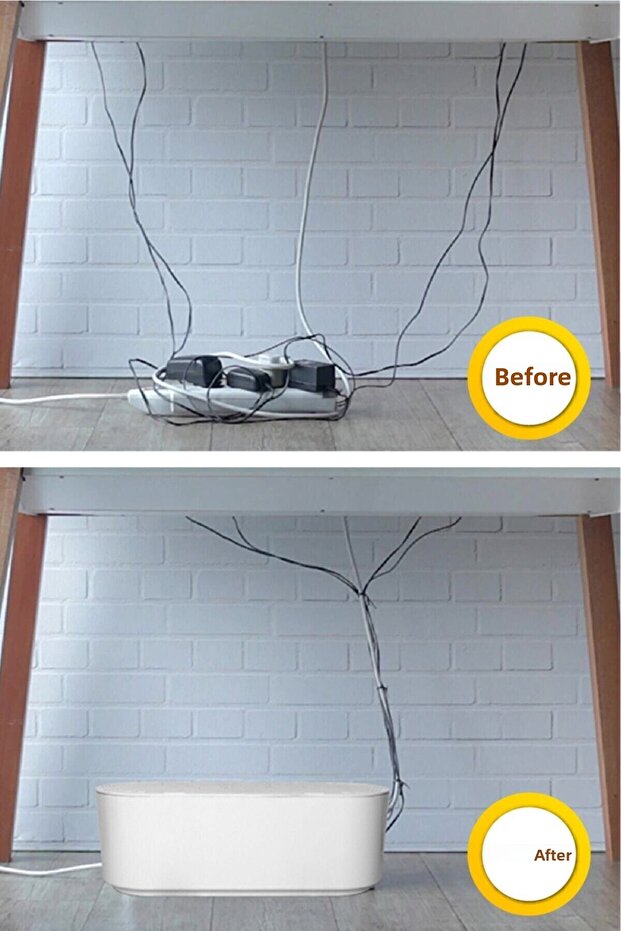 واقي مقبس كابل الأطفال - صندوق منظم الكابلات - 4