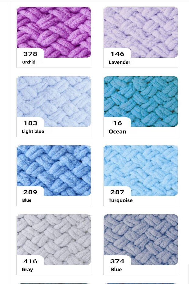 خيط حياكة يدوي منتفخ رقم 107 لون الكرز، عبوة من 5 قطع - 5