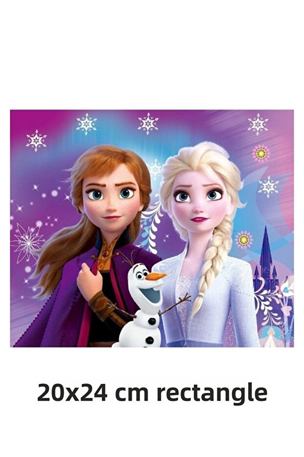 Elsa Large 1 Piece A4 Edible Ornament Pastry Cookie Cupcake Sugar Pastry Paper Print