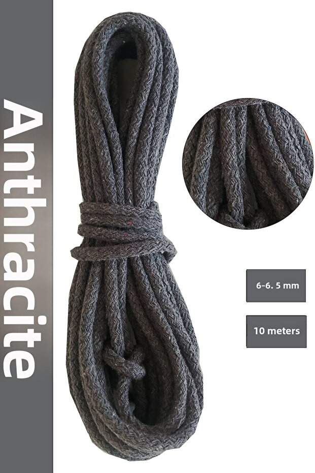Macrame Rope Multi-Purpose Rope, 10 Meters, Cord Slide Supla Mop Rope