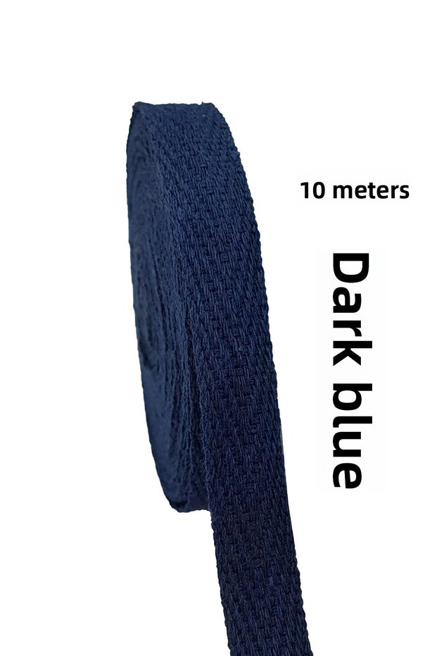 10 Meters Length 1 Centimeter Width Herringbone Extrafor Narrow Webbing Strip