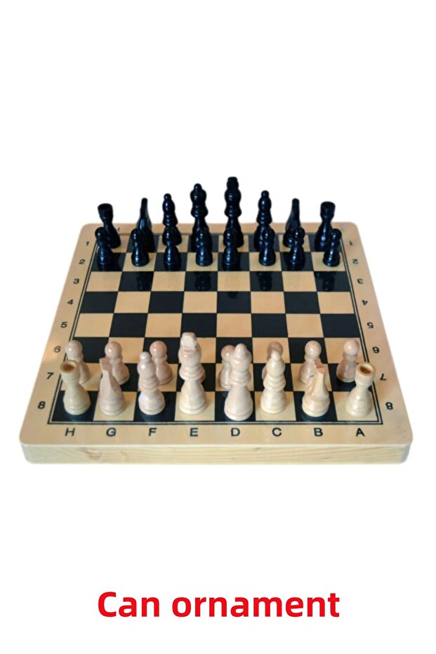 طقم شطرنج بامبو 29 سم - 1