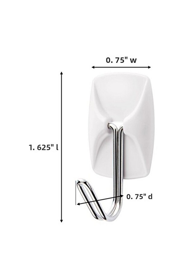 12-Piece Kitchen Utensil Adhesive Hook Small - 4