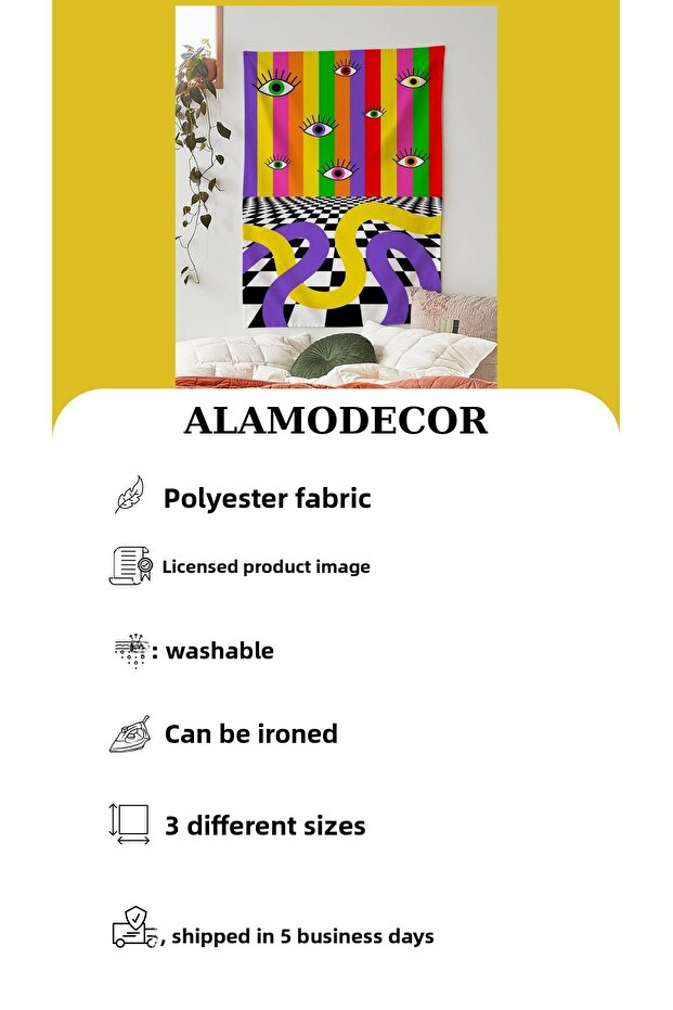 Psychedelic Eye Model Wall Cover - 2