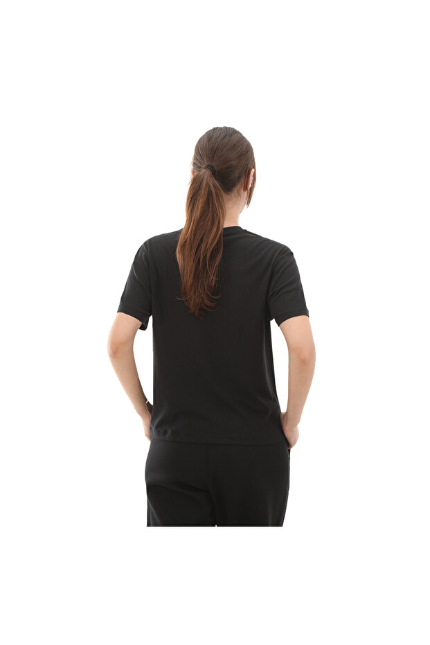 IU2422-K Trfl Tee Boxy Kadın T-Shirt Siyah - 4