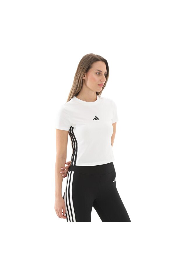 JE1239-K W 3S Sj Baby T Kadın T-Shirt Beyaz - 3