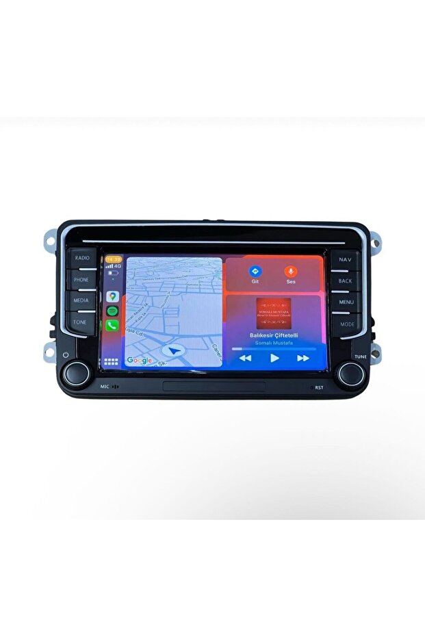 VOLKSWAGEN ARAÇLARA UYUMLU ANDROİD MULTİMEDİA 4GB RAM 64 GB HAFIZA TEYP Orjinal Görünüm Uyumlu - 5