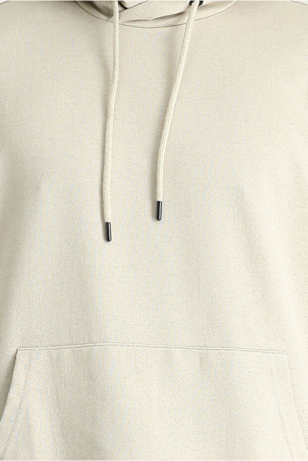 Kapüşonlu Oversize Pamuklu Sweatshirt - 6