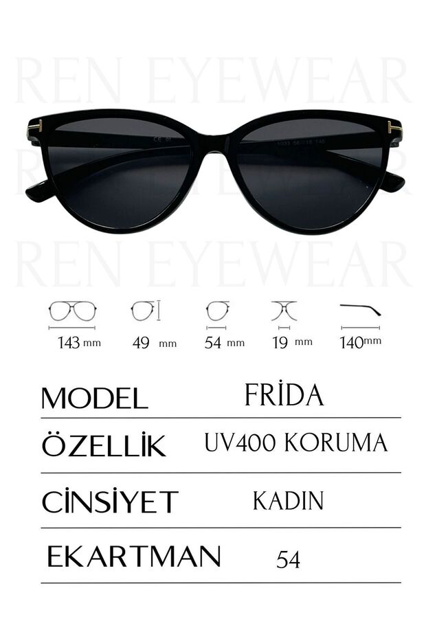 FRİDA  CAT  YENİ SEZON KADIN GÜNEŞ GÖZLÜĞÜ / Ren Eyewear - 6
