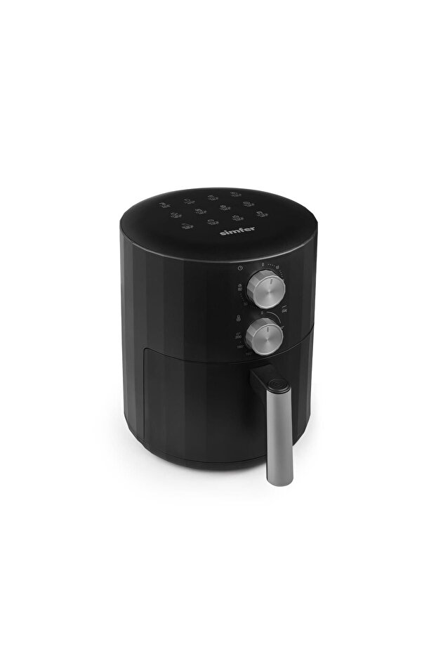 SK-6705 5.5Litre Airfry Silent Pro Mekanik Siyah - 4