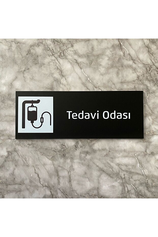Treatment Room Directional Sign Self-Adhesive Warning Sign 24X9 cm